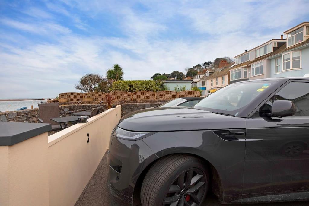Beach Front Flat Shaldon With Parking Bagian luar foto